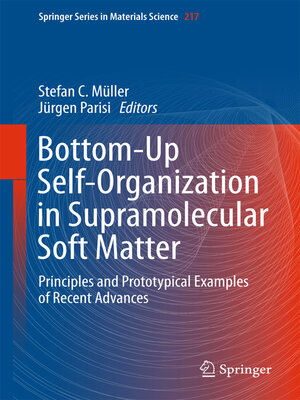cover image of Bottom-Up Self-Organization in Supramolecular Soft Matter